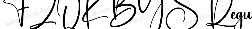 FZQKBYS Regular字体转换